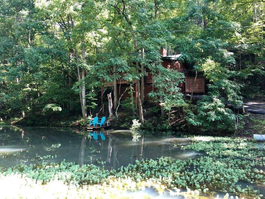 גטלינבורג The Fishing Hole Cabin - Sage Vacations מראה חיצוני תמונה
